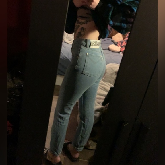 Straight leg ragged priest mom jeans - Picture 3 of 4